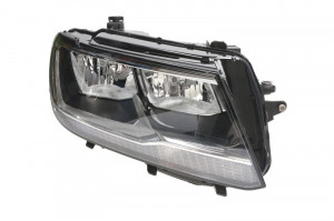 Far Dreapta (halogen, H7/H7/PW24W, electric, cu motor, bec, culoare semnalizator: portocaliu) potrivit VW TIGUAN - Img 2