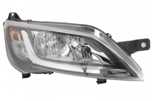 Far Dreapta (halogen, H7/W21/WY21W, electric, cu motor, bec, culoare insertie: negru) potrivit CITROEN JUMPER I, JUMPER II; FIAT DUCATO; PEUGEOT BOXER - Img 1