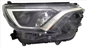 Far Dreapta (HIR2/LED, electric, cu motor) potrivit TOYOTA RAV 4 IV