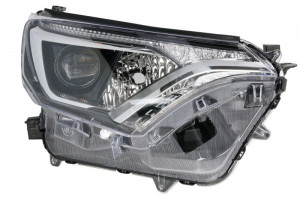 Far Dreapta (HIR2/LED/WY21W, cu motor, culoare insertie: negru) potrivit TOYOTA RAV 4 IV 01.15- - Img 1