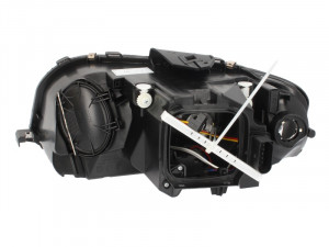 Far dreapta potrivit AUDI A3 - (H7, reglaj electric, cu motoras, fundal negru) - Img 2