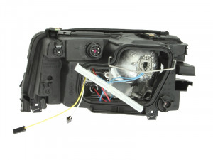 Far dreapta potrivit AUDI A6 1994-1997 - (H1, reglaj electric, manual, fundal cromat) - Img 2