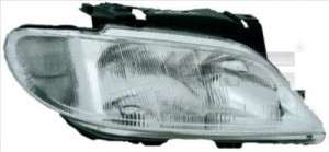 Far dreapta potrivit CITROEN XSARA - (H7, reglaj electric, fundal argintiu)