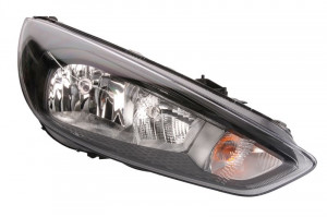 Far dreapta potrivit FORD FOCUS 3 III 2014-2018 - H15/H7, electric, interior negru