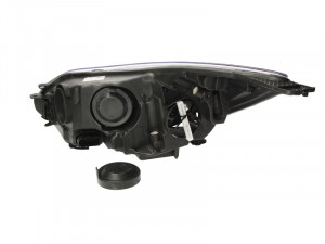Far dreapta potrivit FORD FOCUS III - (H1/H7, reglaj electric, cu motoras, fundal negru) - Img 2