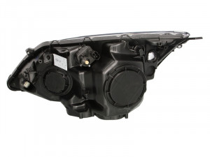 Far dreapta potrivit HONDA CR-V III - (H1/HB3, electric, cu motoras, fundal negru/insertii crom) - Img 2