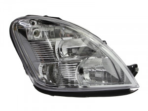 Far dreapta potrivit IVECO DAILY IV - (H1/H7, reglaj electric, cu motoras, fundal cromat)