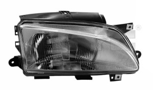 Far dreapta potrivit PEUGEOT PARTNER, PARTNERSPACE - (H4, electric, fundal argintiu)