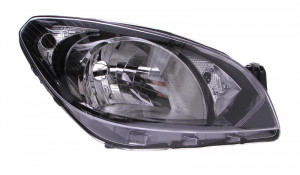 Far dreapta potrivit SKODA CITIGO 2011-2016 - (H4, electric, fundal negru)