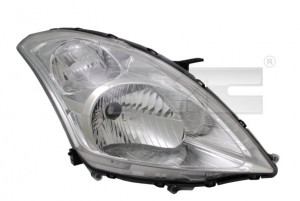 Far dreapta potrivit SUZUKI SWIFT IV - (H4, electric, cu motoras, fundal cromat)