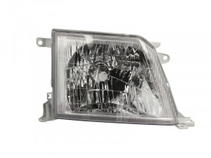 Far dreapta potrivit TOYOTA LAND CRUISER FJ100 1998-2007 - H4, manual, KOITO,interior crom