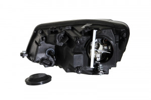 Far dreapta potrivit VW CADDY 2010-2015 - (H4, electric, cu motoras, fundal negru) - Img 2