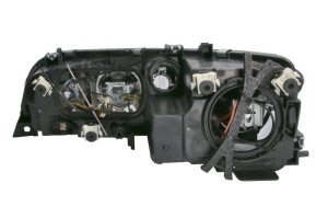 Far fata Dreapta (2*H1/H3, electric, cu motor, culoare insert: negru, culoare semnalizator: transparent) potrivit MAZDA 6 - Img 2