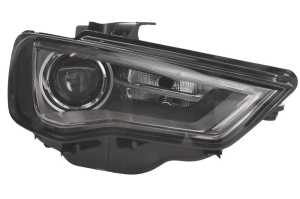 Far fata Dreapta (D3S/LED/PWY24W, electric, cu motor, culoare insert: gri) potrivit AUDI A3