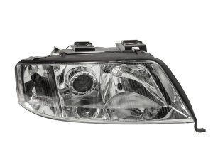 Far fata Dreapta (H1/H7, electric, fara motoras, culoare insert: cromat) potrivit AUDI A6 C5, ALLROAD C5 01.97-06.01 - Img 1