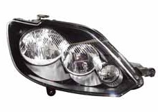 Far fata Dreapta (H15/H7, electric, cu motor, culoare insert: negru) potrivit VW GOLF PLUS 5 2004-2009