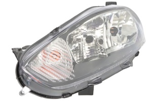 Far fata Dreapta (H15/H7/PY21W/W5W, electric, cu motor, culoare insert: cromat, culoare semnalizator: transparent) potrivit FORD FIESTA VI - Img 1