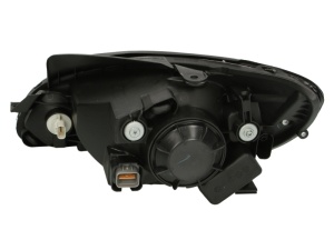 Far fata Dreapta (H4, electric, cu motor, culoare insert: cromat, culoare semnalizator: transparent) potrivit HYUNDAI GETZ 01.05- - Img 2