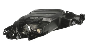 Far fata Dreapta (H4, electric, fara motoras, culoare insert: cromat, culoare semnalizator: alb) potrivit PEUGEOT 206 - Img 2