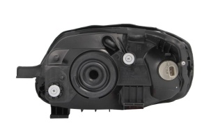 Far fata Dreapta (H4, electric, fara motoras, culoare insert: cromat, culoare semnalizator: galben) potrivit HYUNDAI ACCENT II - Img 2