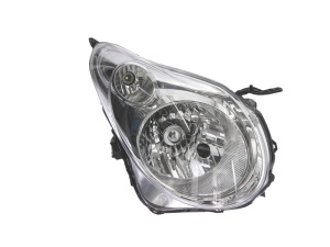 Far fata Dreapta (H4, electric, fara motoras, culoare insert: cromat, culoare semnalizator: transparent) potrivit SUZUKI ALTO VII - Img 1