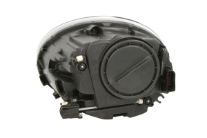 Far fata Dreapta (H4/W21, electric, cu motor, culoare insert: negru) potrivit VW BEETLE - Img 2