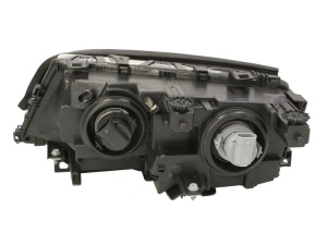 Far fata Dreapta (H7, electric, cu motor, culoare insert: negru, culoare semnalizator: negru) potrivit BMW 3 (E46) 01.99-12.01 - Img 2