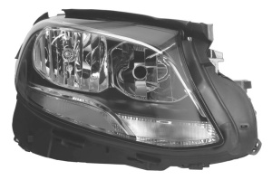 Far fata Dreapta (H7/LED/PY21W, cu motor, culoare insert: negru) potrivit MERCEDES E ALL-TERRAIN (S213), E T-MODEL (S213), E (W213)