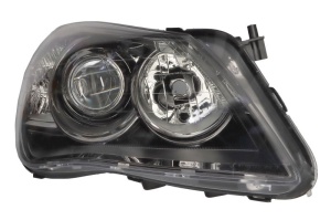 Far fata Dreapta (H7/PY21W/W5W, electric, cu motor, culoare insert: cromat) potrivit SUZUKI KIZASHI - Img 1