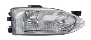 Far fata Dreapta (halogen, H4, electric, fara motoras, culoare semnalizator: transparent) potrivit FIAT PALIO, SIENA, STRADA - Img 1