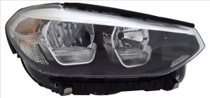 Far fata dreapta potrivit BMW X3 G01, X4 G02 2017-2021 - H7/LED, electric, cu motor, H7, LED - Img 2