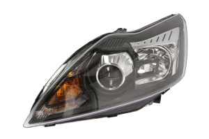 Far fata Stanga (D1S/H1, electric, cu motor, culoare insert: negru, culoare semnalizator: galben) potrivit FORD FOCUS II, FOCUS II/KOMBI; FORD USA FOCUS