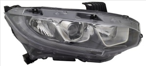 Far fata Stanga (H11/HB3/LED, electric, cu motor) potrivit HONDA CIVIC X - Img 3