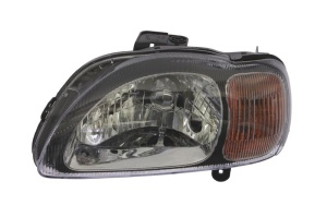 Far fata Stanga (H4, electric, fara motoras, culoare insert: cromat, culoare semnalizator: galben) potrivit SUZUKI BALENO - Img 1
