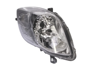 Far fata Stanga (H4, electric, fara motoras, culoare insert: cromat, culoare semnalizator: transparent) potrivit TOYOTA YARIS - Img 1
