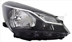 Far fata Stanga (H4/W21, electric, cu motor) potrivit TOYOTA YARIS, YARIS/HATCHBACK 2017-2019