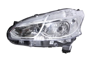 Far fata Stanga (H7, electric, fara motoras, culoare insert: cromat) potrivit PEUGEOT 208 I, 208/HATCHBACK - Img 1