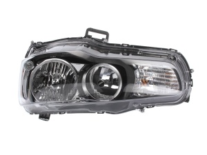 Far fata Stanga (HB3/HB4, electric, fara motoras, culoare insert: negru) potrivit MITSUBISHI LANCER VIII - Img 1