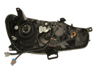 Far fata Stanga (HB3/HB4, electric, fara motoras, culoare insert: negru) potrivit MITSUBISHI OUTLANDER II - Img 2