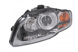 Far Stanga (bi-xenon, D1S/H7/PY21W/W5W, automat, cu motor, culoare semnalizator: galben) potrivit AUDI A4 B6, A4 B7 -10.06 - Img 1