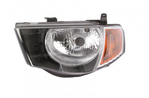 Far Stanga (H4, manual, fara motoras, culoare semnalizator: galben) potrivit MITSUBISHI L200 / TRITON - Img 1