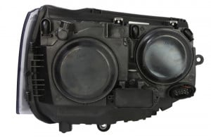 Far Stanga (H4/P21W, electric, cu motor, culoare insertie: negru) potrivit VW MULTIVAN T5, TRANSPORTER T5 - Img 2