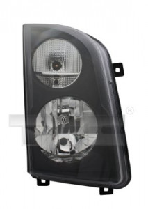 Far Stanga (H7/H7, electric, cu motor, culoare insertie: negru) potrivit VW CRAFTER 30-35, CRAFTER 30-50 04.06-07.11 - Img 3