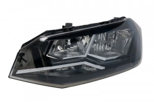 Far Stanga (H7/H7, electric, cu motor) potrivit VW POLO VI - Img 1