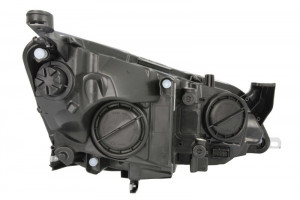 Far stanga (H7, reglaj electric, cu motoras, fundal cromat) OPEL ASTRA 2009-2012 - Img 2