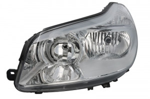 Far Stanga (halogen, H1/H7, electric, cu motor, culoare semnalizator: transparent) potrivit CITROEN C5 II, C5/KOMBI 09.04-06.08 - Img 1