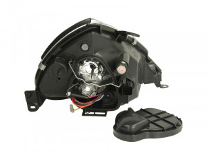 Far Stanga (halogen, H1/H7, electric, fara motoras, culoare insertie: cromat, culoare semnalizator: galben) potrivit FORD KA, STREET KA 01.96-12.08 - Img 2