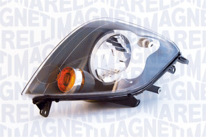 Far Stanga (halogen, H4/P21W/W5W, electric, cu motor, culoare insertie: gri) potrivit FORD FIESTA V -08.08 - Img 3