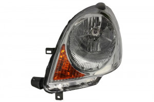Far Stanga (halogen, H4/W5W, electric, cu motor, culoare semnalizator: portocaliu) potrivit NISSAN NOTE, NP300 NAVARA -04.11 - Img 1