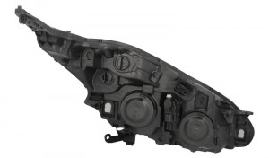 Far Stanga (halogen, H7, electric, fara motoras, culoare semnalizator: transparent) potrivit PEUGEOT 208 I, 208/HATCHBACK 03.12-06.15 - Img 2